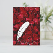 Speciale gelegenheid diner uitnodiging (Staand voorkant)