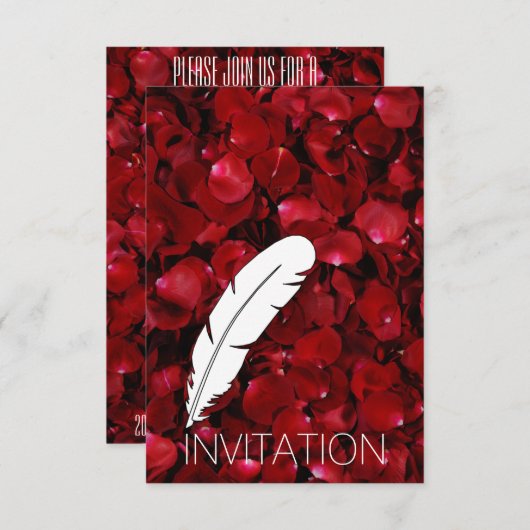 Speciale gelegenheid diner uitnodiging (Voorkant / Achterkant)