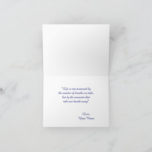 Speciale gelegenheid Water Lily Note Wenskaarten Kaart (Binnen)