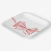 Speciale gelegenheidsroze boog bedrukt papier bord (Gebogen)