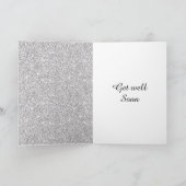 Speciale gepersonaliseerde get well soon kaart (Binnen)