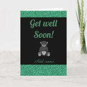 Speciale gepersonaliseerde get well soon kaart (Voorkant)
