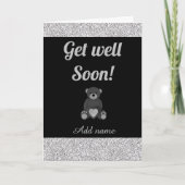 Speciale gepersonaliseerde get well soon kaart (Voorkant)
