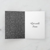 Speciale gepersonaliseerde get well soon kaart (Binnen)