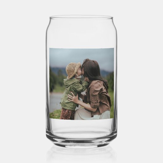 Speciale gepersonaliseerde Moederdag geschenken Blikvorm Glas (Achterkant)