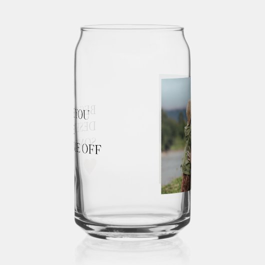 Speciale gepersonaliseerde Moederdag geschenken Blikvorm Glas (Links)