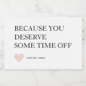 Speciale gepersonaliseerde Moederdag geschenken Sparkling Wijnetiket (Enkel label)