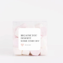 Speciale gepersonaliseerde Moederdag geschenken Vierkante Sticker