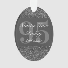 Speciale gepersonaliseerde verjaardagsornament cad ornament