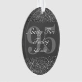 Speciale gepersonaliseerde verjaardagsornament cad ornament (voorkant)