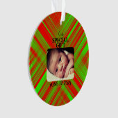Speciale Gift Foto Acryl Ornament (voorkant)