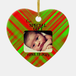 Speciale Gift Hart Foto Acryl Ornament