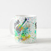 Speciale gitaar en snoeren, Mok koffie (Voorkant links)