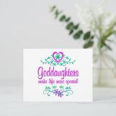 Speciale goddochter briefkaart (Staand voorkant)
