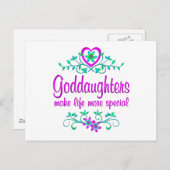 Speciale goddochter briefkaart (Voorkant / Achterkant)