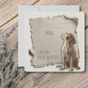 Speciale Golden Retriever Mom Kaart