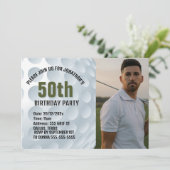 Speciale golf-thema verjaardagsviering kaart (Staand voorkant)