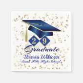 Speciale Graduation Party Blue & Gold 20XX Servet (Voorkant)