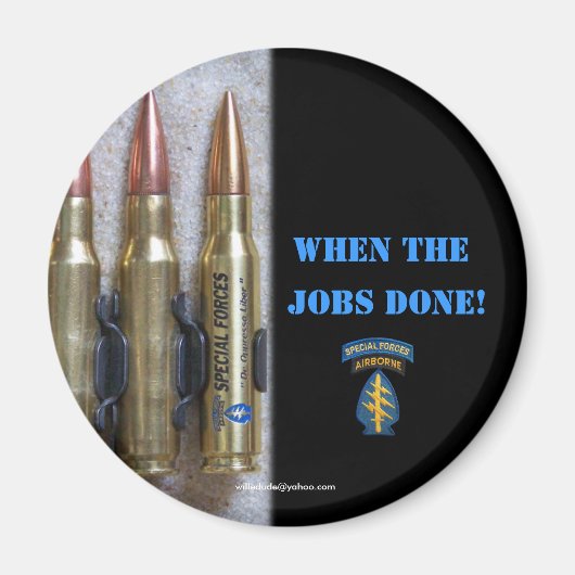 speciale groep groene bosjes sfg sf magneet (Voorkant)