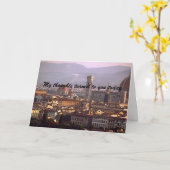 Speciale Groet Kaart (Gele Bloem)