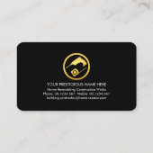 Speciale Handyman Hammer Building Visitekaartje (Achterkant)