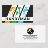 Speciale Handyman Reparatie Tool Stripes Visitekaartje (Voorkant / Achterkant)