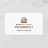 Speciale Handyman Signage Home Reparaties Visitekaartje (Achterkant)