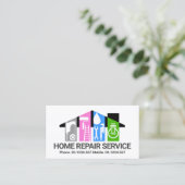 Speciale Handyman Tools gebouw Visitekaartje (Staand voorkant)