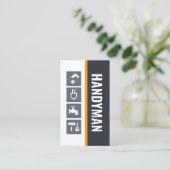 Speciale Handyman Tools Layer Contractor Visitekaartje (Staand voorkant)