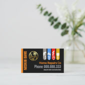 Speciale Handyman Tools Tab Home Reparatie Visitekaartje (Staand voorkant)