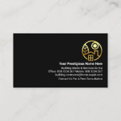 Speciale Handyman Tools Tab Home Reparatie Visitekaartje (Achterkant)