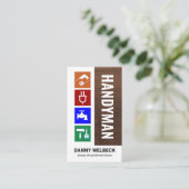 Speciale Handyman Tools Timber Layer Visitekaartje (Staand voorkant)