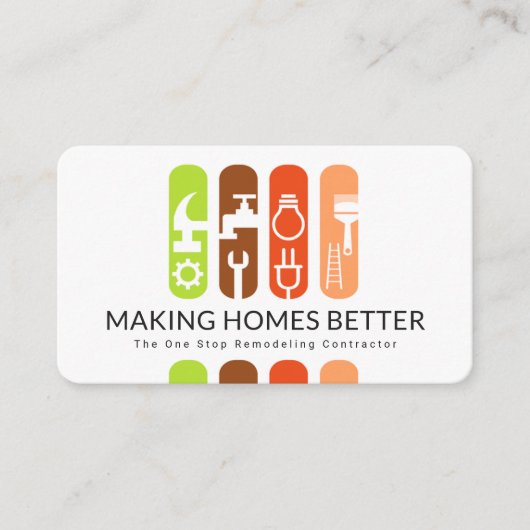 Speciale handymantebrander visitekaartje (Voorkant)