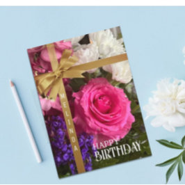 Speciale Happy Birthday-kaart Kaart