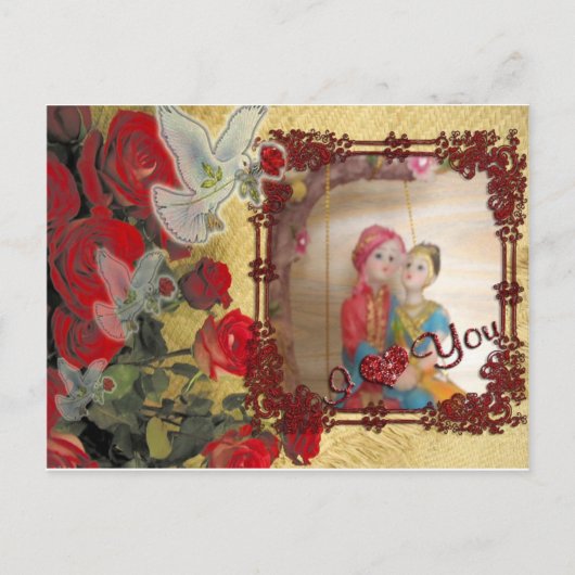 Speciale Happy Valentijn-liefhebbers Feestdagenkaart (Voorkant)