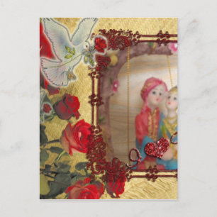 Speciale Happy Valentijn-liefhebbers Feestdagenkaart