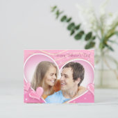 Speciale harten met je foto feestdagenkaart (Staand voorkant)