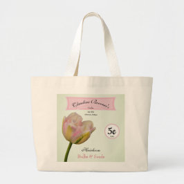 Speciale Heirloom Bulbs en Seeds Tulip Garden Grote Tote Bag