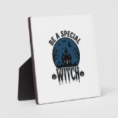 Speciale Heksen Halloween Vintage Gravure Ontwerp_ Fotoplaat (Voorkant)