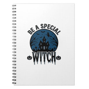 Speciale Heksen Halloween Vintage Gravure Ontwerp_ Notitieboek