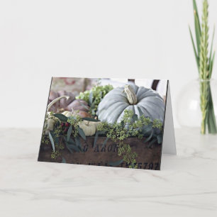 **SPECIALE HERFSTVERJAARDAG WENSEN VRIEND" KAART