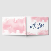 SPECIALE HERINNERING cute roze waterverf handgesch Gastenboek (Volledig)