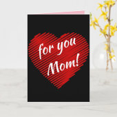 Speciale het moederdag mijn hart is voor u Mamma Kaart (Gele Bloem)