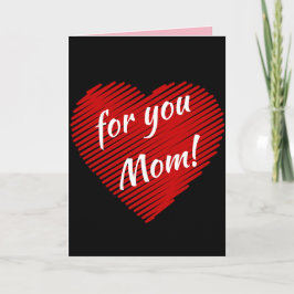 Speciale het moederdag mijn hart is voor u Mamma Kaart
