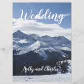 Speciale huwelijksmenu beschrijving. menu (Achterkant)