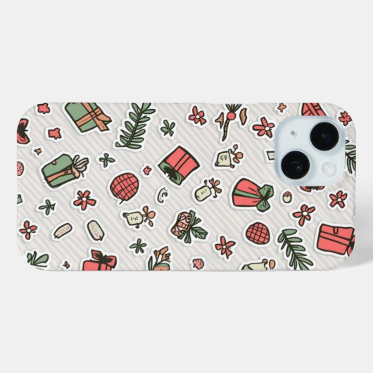 Speciale iPhone-hoesje met kerstthema Case-Mate iPhone Case (Achterkant (horizontaal))