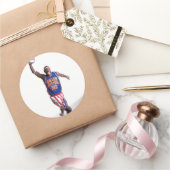 Speciale K-sprong Ronde Sticker (Geschenken)
