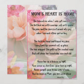 Speciale kaart Tribute voor Mom-Flat Holiday Kaart (Voorkant / Achterkant)