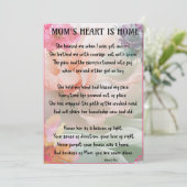 Speciale kaart Tribute voor Mom-Flat Holiday Kaart (Staand voorkant)