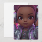 Speciale kaart voor pretiener muziekfan (Voorkant / Achterkant)